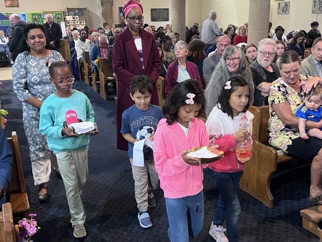 Presentation of First Communion Pupils — Our Lady & St. James, Bangor